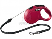 Lesă tip șnur Flexi Classic S, diverse culori, 5 m