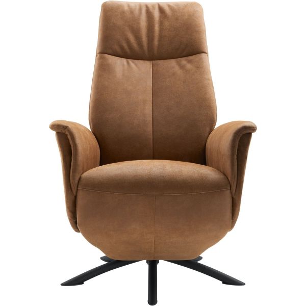 Relaxfauteuil Benoni microleder bruin small