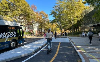 Georgia Tech Opens Section of Cycle Track on Ferst Drive