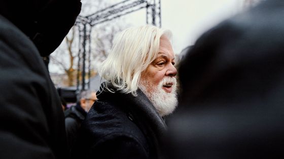 L'activiste et défenseur des baleines Paul Watson le 21 décembre 2024 à Paris