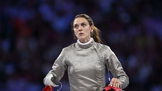 Manon Apithy-Brunet (FRA)  lors des Jeux olympiques de Paris 2024, au Grand Palais, à Paris, France, le 03 août 2024,