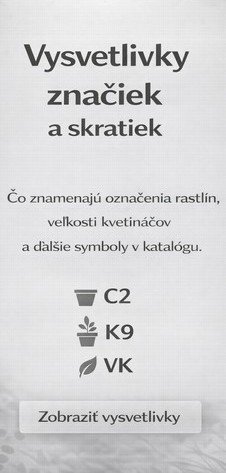 Vysvetlivky Vysvetlivky