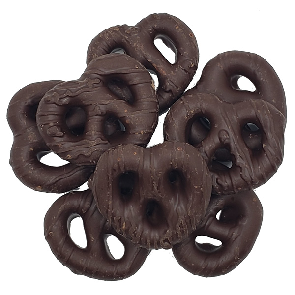 Mini Dark Chocolate Pretzels Mini Dark Chocolate Pretzels | Reppert's Candy