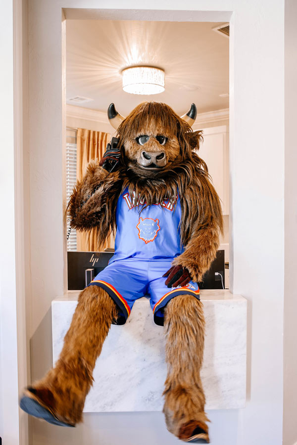 Thunder mascot