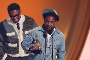 Mustard, Kendrick Lamar at the 67th GRAMMY Awards held at the Crypto.com Arena on February 2, 2025 in Los Angeles, California.