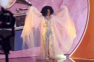 LOS ANGELES, CALIFORNIA - FEBRUARY 02: (FOR EDITORIAL USE ONLY) Diana Ross speaks onstage during the 67th GRAMMY Awards at Crypto.com Arena on February 02, 2025 in Los Angeles, California. (Photo by JC Olivera/WireImage)