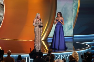 LOS ANGELES, CALIFORNIA - FEBRUARY 02: (FOR EDITORIAL USE ONLY) Beyoncé accepts the Album of the Year for “Cowboy Carter” with Blue Ivy Carter onstage during the 67th GRAMMY Awards at Crypto.com Arena on February 02, 2025 in Los Angeles, California. (Photo by JC Olivera/WireImage)