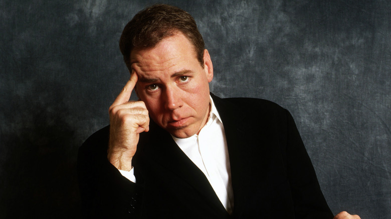 Bret Easton Ellis looking into the camera