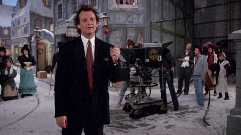 Bill Murray in Scrooged