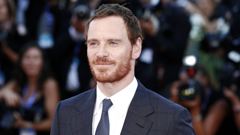 Micahel Fassbender at a premiere