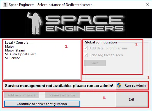 Space Engineers Dedicated Servers