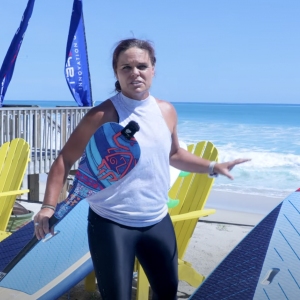 Jennifer Meacham from Epic Boardsports, shares her opinions and thoughts on her new favorite board, the NEW Starboard Spice.