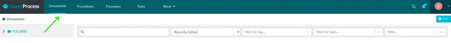 navigate to the "Procedures" tab and click the "Create Procedure" button.
