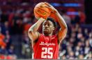 NBA_Draft_Basketball_75349 FILE – Wisconsin’s John Blackwell shoots during the second half of an NCAA college basketball game against Illinois, Feb. 10, 2026, in Champaign, Ill. (AP Photo/Craig Pessman, File)