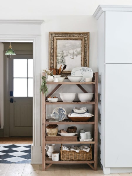 DIY Antique Inspired Baker's Rack Building Plans