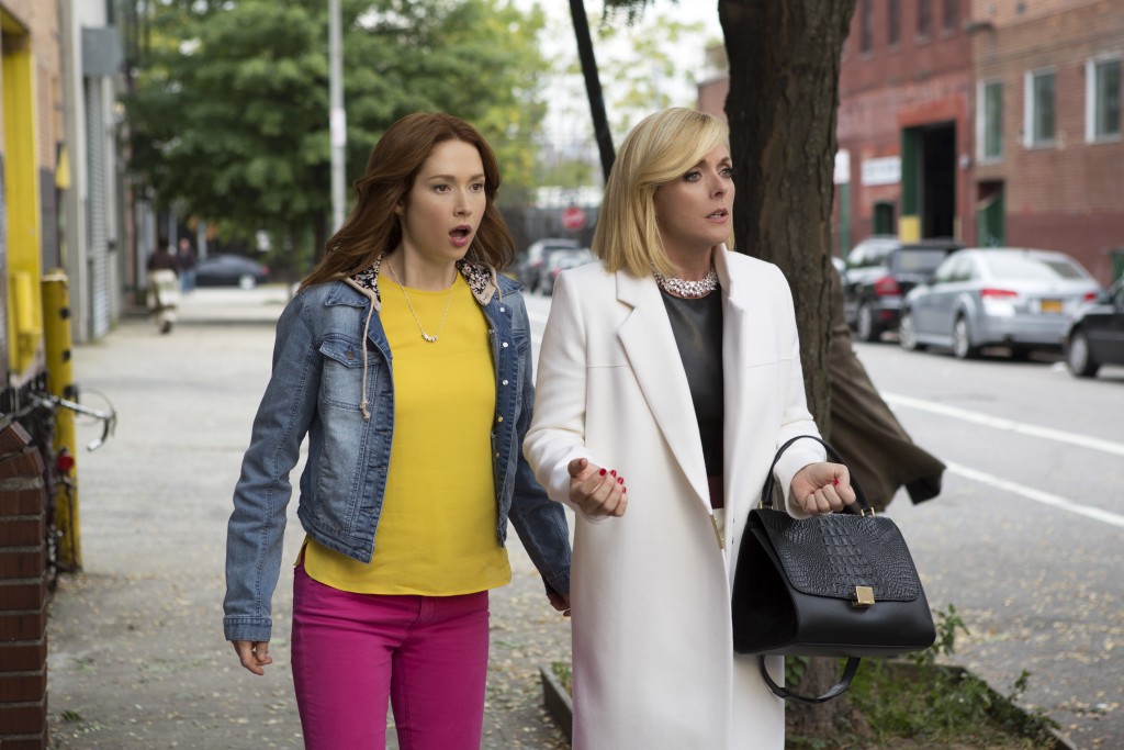 Ellie Kemper and Jane Krakowski in The Unbreakable Kimmy Schmidt