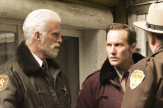 Ted Danson as Hank Larsson, Patrick Wilson as Lou Solverson in Fargo