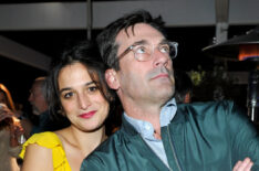 Jenny Slate and Jon Hamm