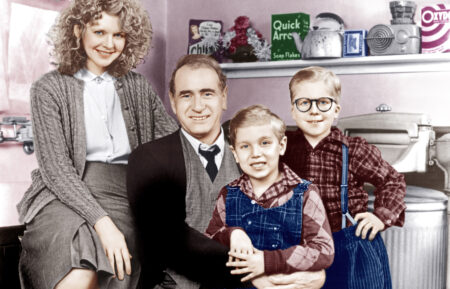 A Christmas Story cast - Melinda Dillon, Darren McGavin, Ian Petrella, Peter Billingsley