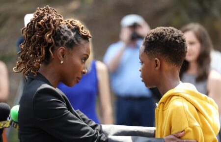 Shanola Hampton and Trayce Malachi in 'Found'