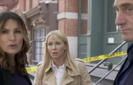 Mariska Hargitay, Kelli Giddish, and Christopher Meloni in 'Organized Crime'