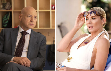 Evan Handler and Kim Cattrall