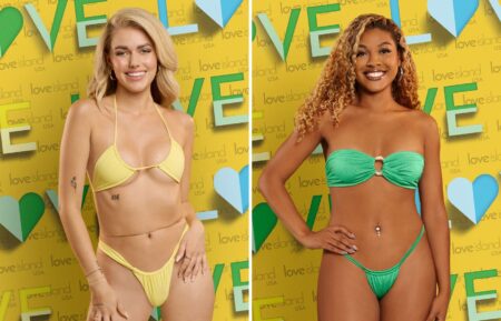 Carmen (L) and Hannah (R) for 'Love Island USA' Season 5