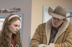 Juno Temple and Jon Hamm as Dot Lyon and Roy Tillman in 'Fargo' Year 5