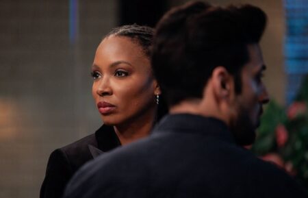 Shanola Hampton as Gabi Mosely, Karan Oberoi as Dhan Rana in 'Found' - Season 1, Episode 12