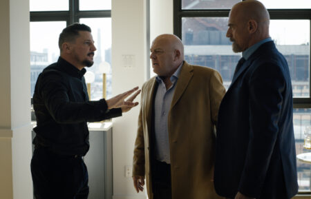 Michael Trotter, Dean Norris, and Christopher Meloni — 'Law & Order: Organized Crime'