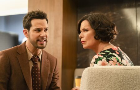 Skylar Astin and Marcia Gay Harden in 'So Help Me Todd'