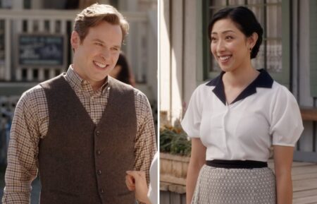 Ben Rosenbaum and Amanda Wong in 'When Calls the Heart' Season 11