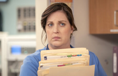 Allison Tolman as Alex in St. Denis Medical