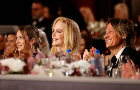 Faith Margaret Kidman-Urban, honoree Nicole Kidman, and Keith Urban attend the 49th Annual AFI Life Achievement Award Honoring Nicole Kidman at Dolby Theatre on April 27, 2024 in Hollywood, California.