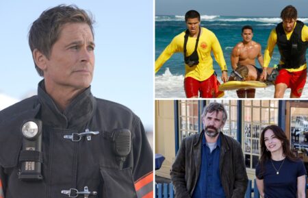 Rob Lowe in '9-1-1: Lone Star,' Alex Aiono, Kekoa Kekumano and Adam Demos in 'Rescue: HI Surf,' and Rossif Sutherland and Kristin Kreuk in 'Murder in a Small Town'