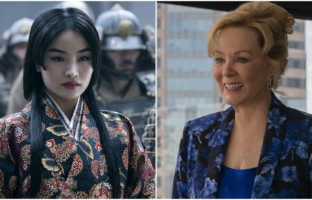 Anna Sawai in Shogun and Jean Smart in Hacks