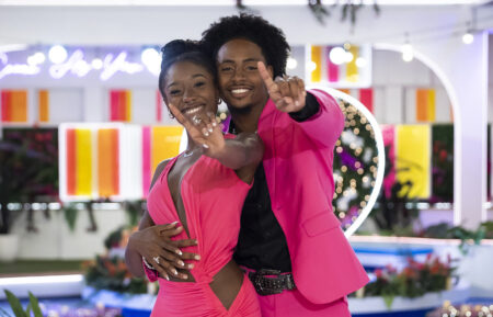 Serena Page, Kordell Beckham on 'Love Island USA' Season 6