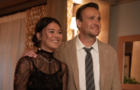 Lukita Maxwell as Alice, Jason Segel as Jimmy in 'Shrinking' Season 1