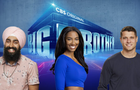 BIG BROTHER on the CBS Television Network and live streaming on Paramount+. Pictured: Jag Bains (S25), Taylor Hale (S23) and Cody Calafiore (S22). Photo: CBS ©2022 CBS Broadcasting, Inc. All Rights Reserved.