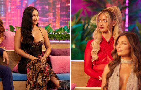 Leah Kateb and Kaylor Martin during the 'Love Island USA' Season 6 reunion