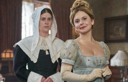 Mary Holland and Rose McIver in 'Ghosts' Season 4 Halloween episode