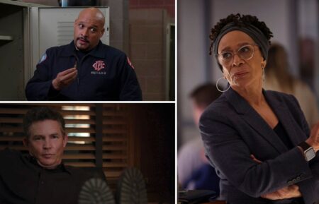 Joe Minoso as Joe Cruz — 'Chicago Fire,' Shawn Hatosy as Reid — 'Chicago P.D.,' and S. Epatha Merkerson as Sharon Goodwin — 'Chicago Med'