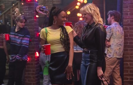 Alyah Chanelle Scott and Renee Rapp for 'The Sex Lives of College Girls' Season 3