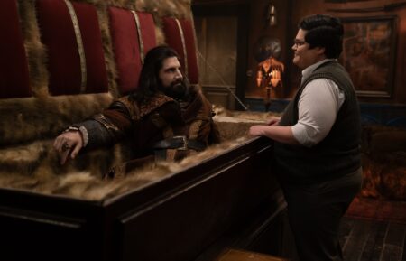 Kayvan Novak and Harvey Guillén in 'What WE Do in the Shadows' Season 6 finale