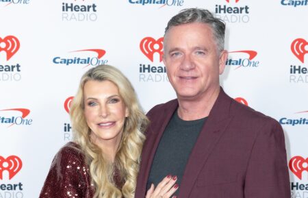 Joan Vassos and Chock Chapple attend KIIS FM's iHeartRadio Jingle Ball 2024