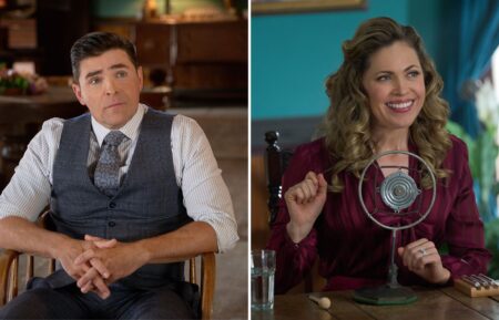 Kavan Smith and Pascale Hutton in. 'When Calls the Heart' Season 12