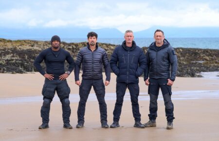 DS agents Jovon Quarles, Rodolfo Reyes, Mark Billingham and Jason Fox in the special 2-hour Season 3 finale of Special Forces: World’s Toughest Test