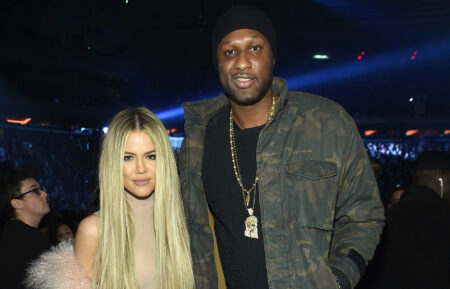 Khloe Kardashian and Lamar Odom attend Kanye West Yeezy Season 3