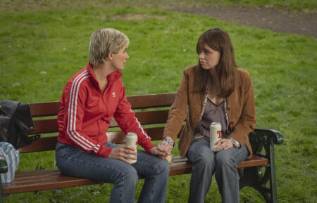 Jodie Whittaker as Susan, Aimee Lou Wood as Tracy in Episode 4 of Toxic Town