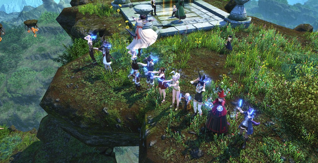 Final Fantasy XIV Cheering in Leap of Faith